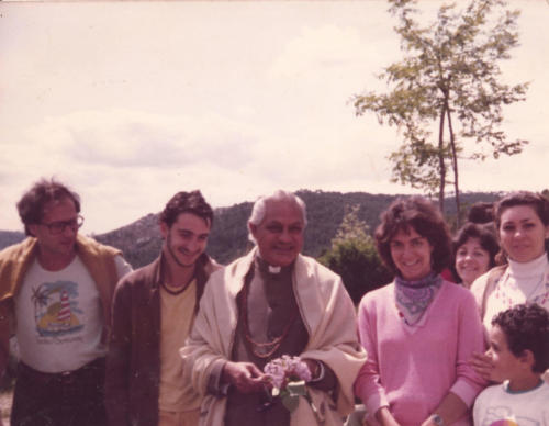 Gururaj con discipulos